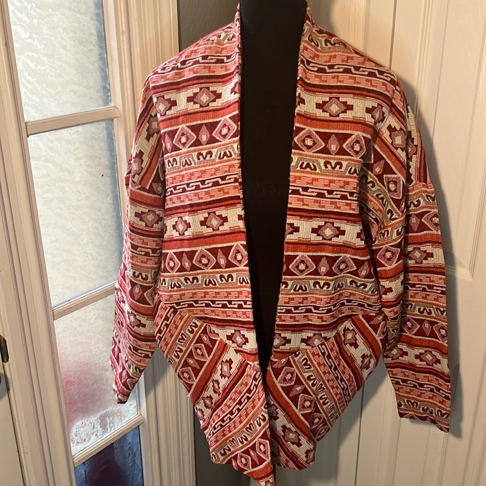 BNWT WILLIAM RAST Aztec Cardigan